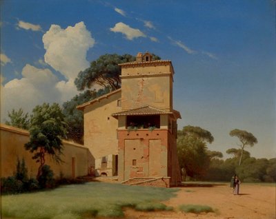 Dinamarquês: Casa del Portinaio i Villa Borgheses têm. Casa del Portinaio nos jardins da Villa Borghese. de Heinrich Buntzen