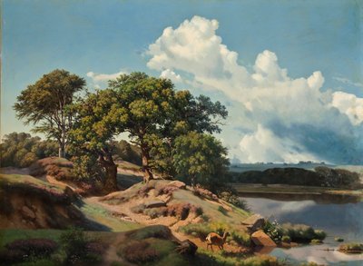 Dinamarquês: Paisagem dinamarquesa. Paisagem dinamarquesa. de Heinrich Buntzen