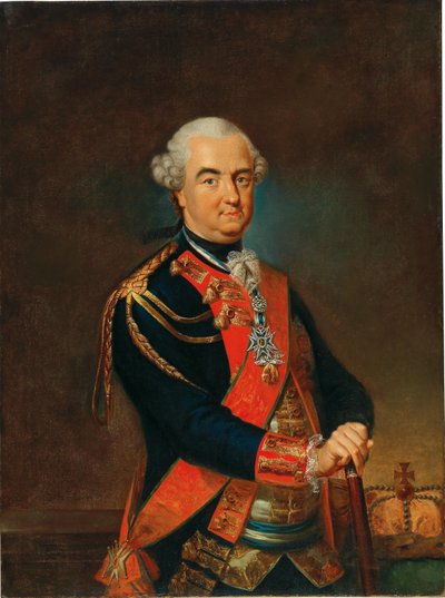 Retrato de Carlos Teodoro, Eleitor da Baviera, Conde Palatino do Reno, 2º semestre do séc. de Heinrich Carl Brandt