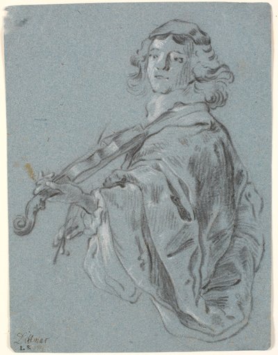 Jovem violinista de Heinrich Dittmers