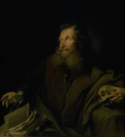 Wax Modeller Simon como São Jerônimo de Heinrich Dittmers