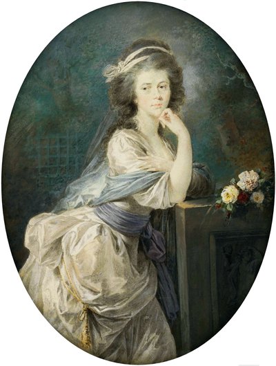 Polaco:  Miniatura hrabiny von Clam und Gallas Miniatura da Condessa von Clam und Gallas. de Heinrich Füger