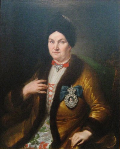 Natalya Demyanovna Razumovskaya, 1746 de Heinrich Gottlieb Häuser