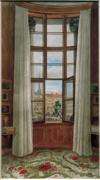 Vista do Palácio da Cidade de Berlim de Heinrich Hintze