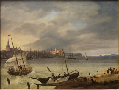Kiel e o fiorde de Kiel de Heinrich Hintze