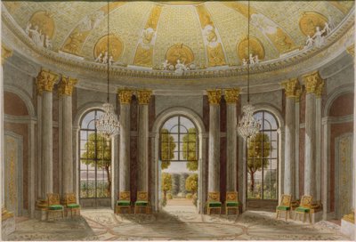 Palácio Sanssouci Hall de mármore de Heinrich Hintze