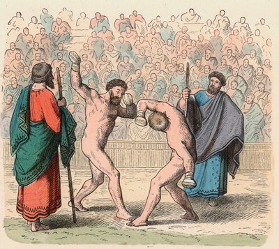 Grécia Antiga: Boxers de Heinrich Leutemann