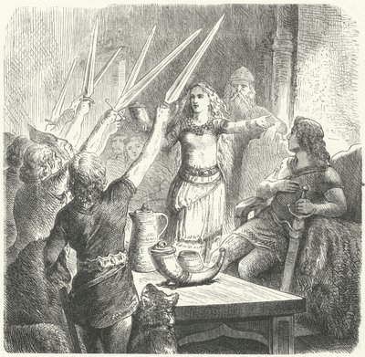 Bolas a brindar aos filhos do seu rei (gravura) de Heinrich Leutemann