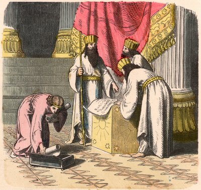 Velho Oriente, persas: Mágico de Heinrich Leutemann