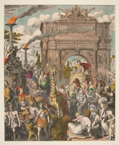 Quadros da Antiguidade - XV. Os romanos - entrada triunfal de Heinrich Leutemann