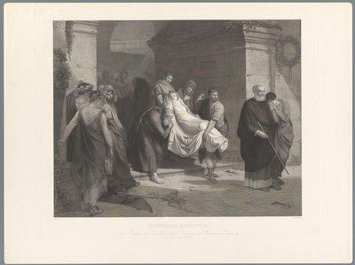 Mártires cristãos são levados Christliche Maertyrer de Heinrich Nuesser