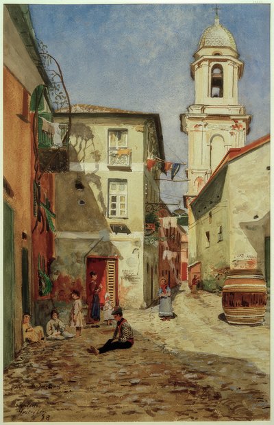 H.Petersen-Flensburg, rua em Sestri Levante de Heinrich Petersen Flensburg