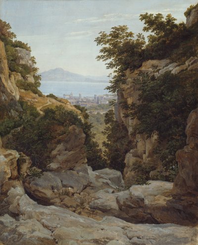 Paisagem italiana de Heinrich Reinhold