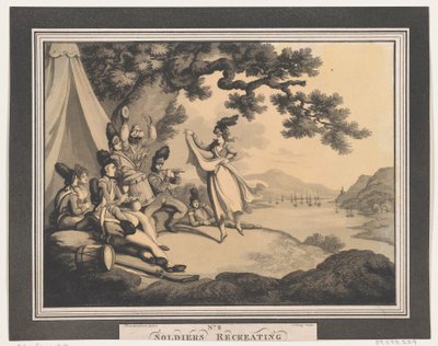 Soldados Recriando, 1º de abril de 1798. de Heinrich Schutz