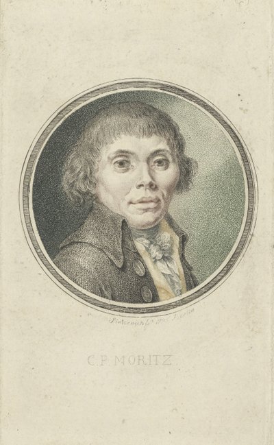 Retrato de Karl Philipp Moritz 1756-1793, 1795. de Heinrich Sintzenich