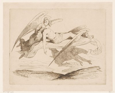 Santo carregado por anjos de Heinrich Vianden