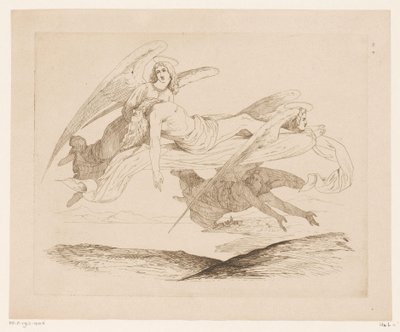 Santo transportado por anjos de Heinrich Vianden