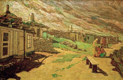 Antiga vila no Cáucaso, 1940. de Heinrich Vogeler