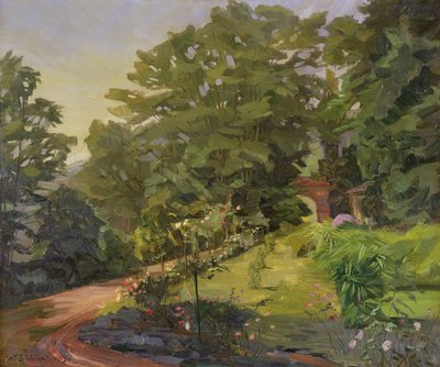 Jardim de rosas de Heinrich Wilhelm Truebner