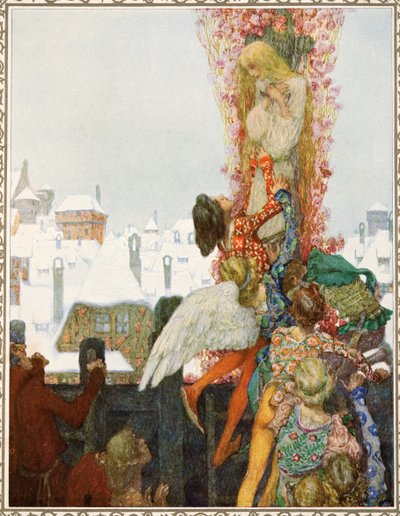 As cisnes selvagens dos contos por Hans Christian Andersen, bar. 1911 de Heinrich and Urban Lefler