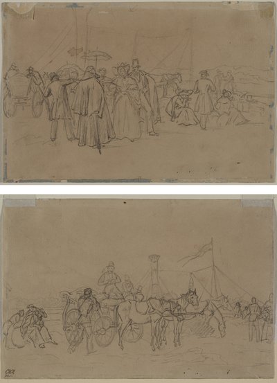 Passageiros do Reno Steamer (reto) Passageiros do Reno Steamer (verso) de Heinrich von Mayr