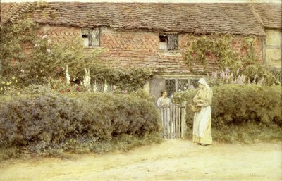 Uma casa de campo em Haslemere de Helen Allingham