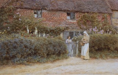 Uma casa em Haslemere de Helen Allingham