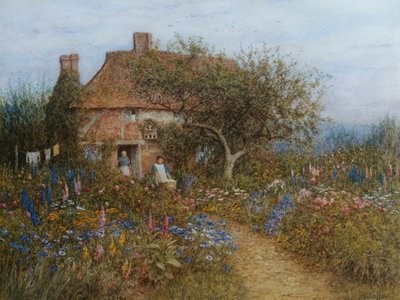 A Cottage near Brook, Witley, Surrey de Helen Allingham