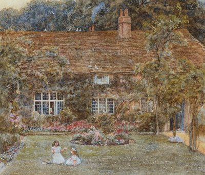 Uma casa de campo de Helen Allingham