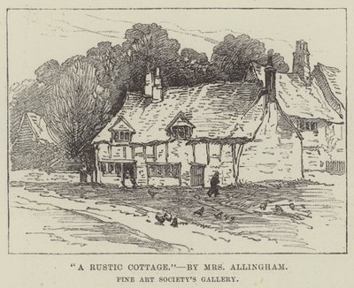 Uma casa rústica de Helen Allingham