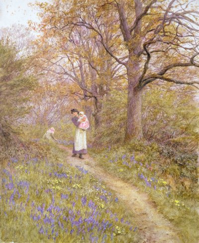 Bluebells de Helen Allingham