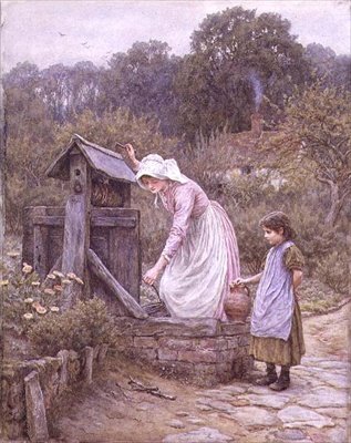 Água de Busca (aguarela) de Helen Allingham