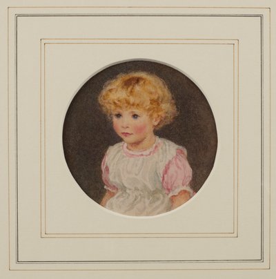 Henry Allingham, 3 anos de idade (aguarela sobre papel) de Helen Allingham