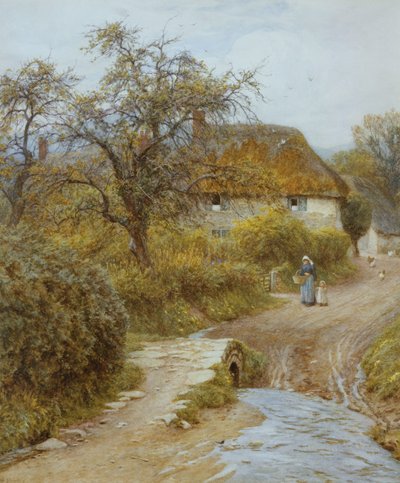 Hill Farm, Symondsbury, Dorset de Helen Allingham
