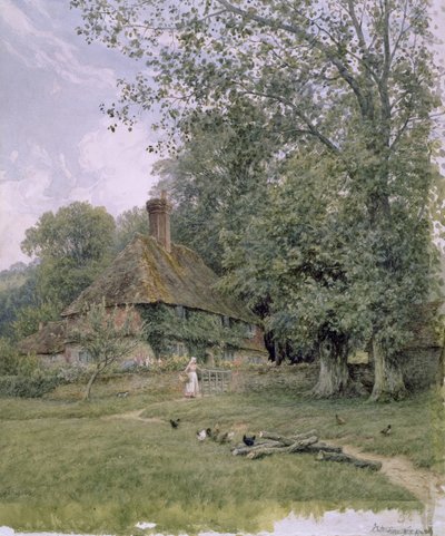 Fazenda Valewood, 1891 de Helen Allingham