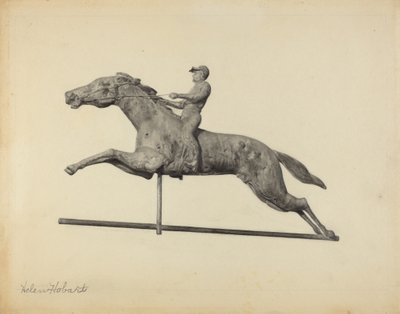 Cata-vento Cavalo e Cavaleiro de Helen Hobart