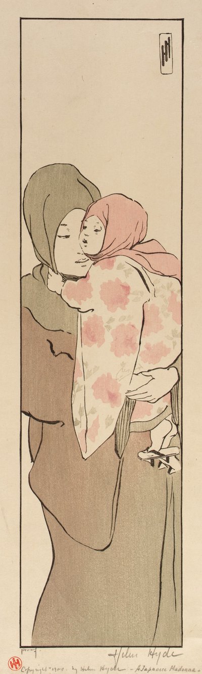 Uma Madona Japonesa de Helen Hyde