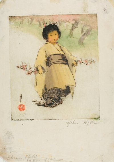 Criança em flor de Helen Hyde