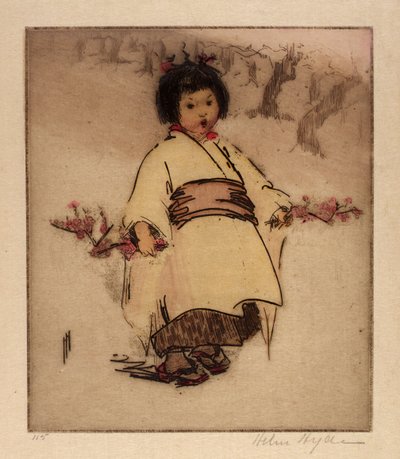 Criança em flor de Helen Hyde