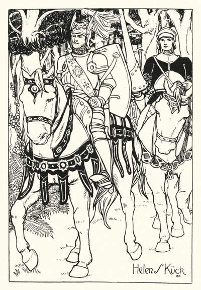 O Cavaleiro Magnífico (gravura) de Helen S. Kuck