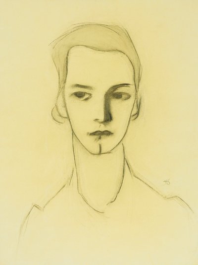 Retrato de uma Mulher de Helene Schjerfbeck