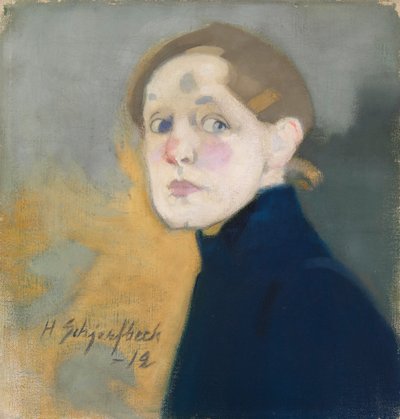 Autorretrato, 1912. de Helene Schjerfbeck