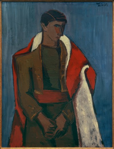 Spahi em pé com os braços cruzados de Helmut Kolle