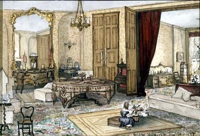 Interior da Sala de Desenho de Heloine Stromeyer