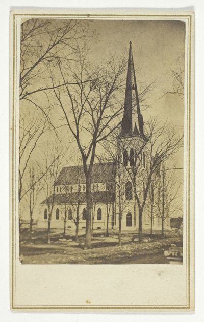 Sem título (igreja com pináculo pontiagudo) de Hendee
