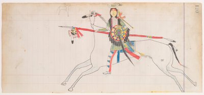Auto-retrato, c. 1880. de Henderson Ledger Artist A.