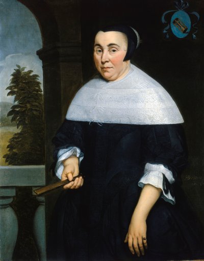 Retrato de Anna van Gelder, c.1664 (óleo sobre tela) de Hendrick Berckman