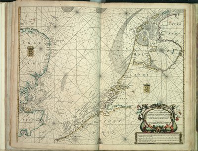 Passagem de Texel para Hoofden de Hendrick Doncker