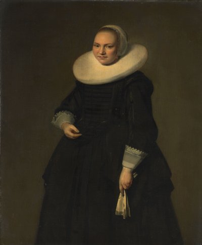 Retrato de uma mulher de Hendrick Gerritsz Pot