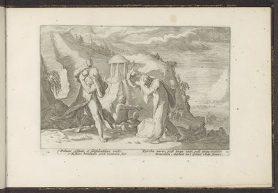 Deucalion e Pyrrha criam uma nova raça humana
Metamorfoses de Ovid (título da série)
Recriações de P. Ovidius Naso (título da série) de Hendrick Goltzius (workshop of)